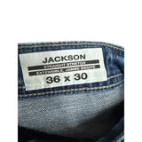 Buffalo David Bitton Mens Blue Denim Jackson Straight Stretch Jeans Size 36x30