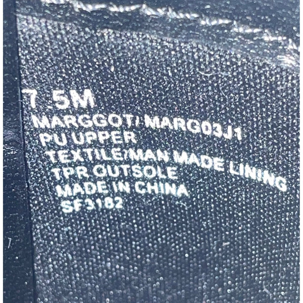 Madden Girl Women’s Black Pointed Toe Side Zip Block Heel Ankle Boots Size 7.5M