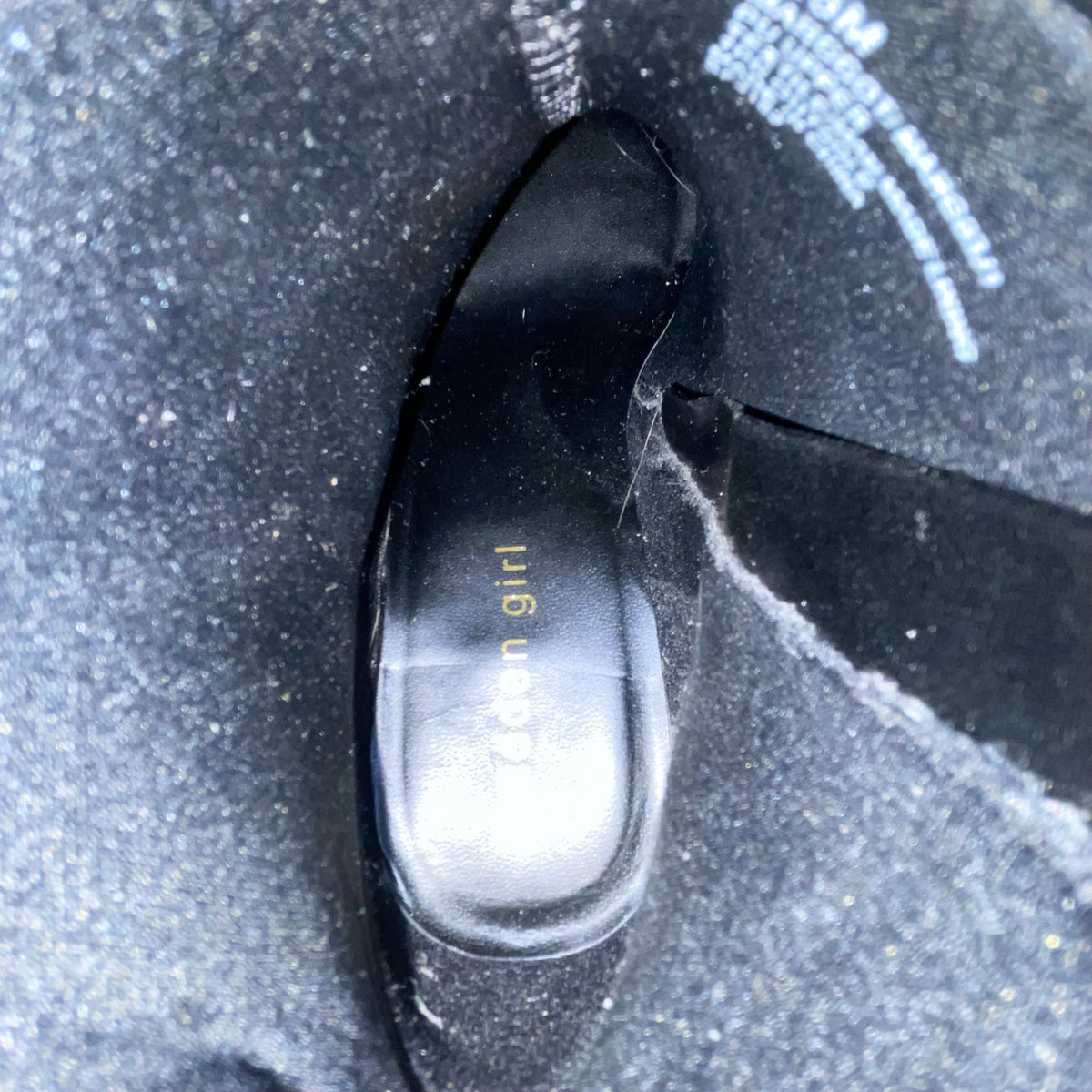 Madden Girl Women’s Black Pointed Toe Side Zip Block Heel Ankle Boots Size 7.5M