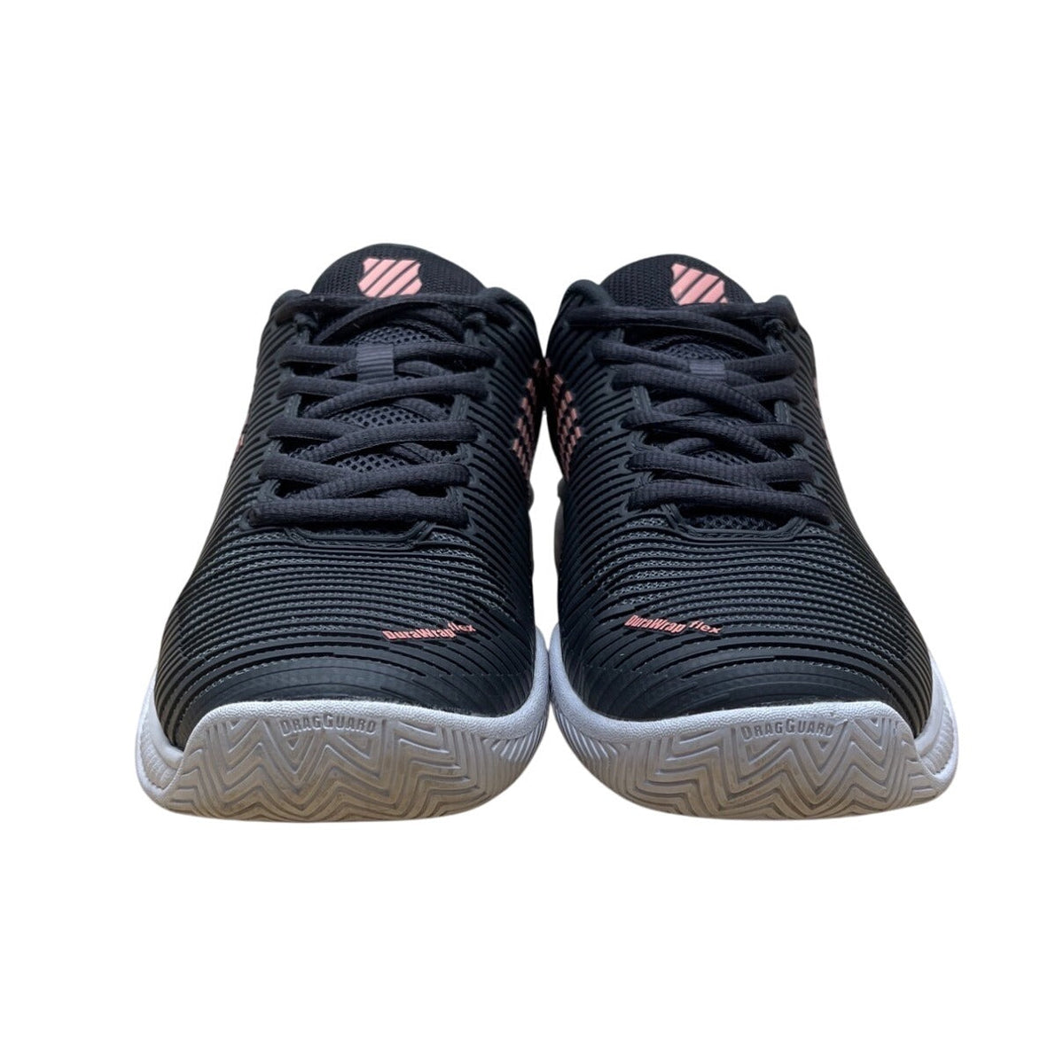 K-Swiss Women’s Grey & Pink Low-Top Hypercourt Express 2 Sneakers Size 9