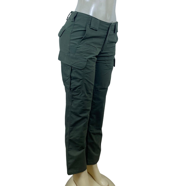 5.11 Tactical Women's Green Cotton Ripstop Cargo Pants Durable Utility Size 6