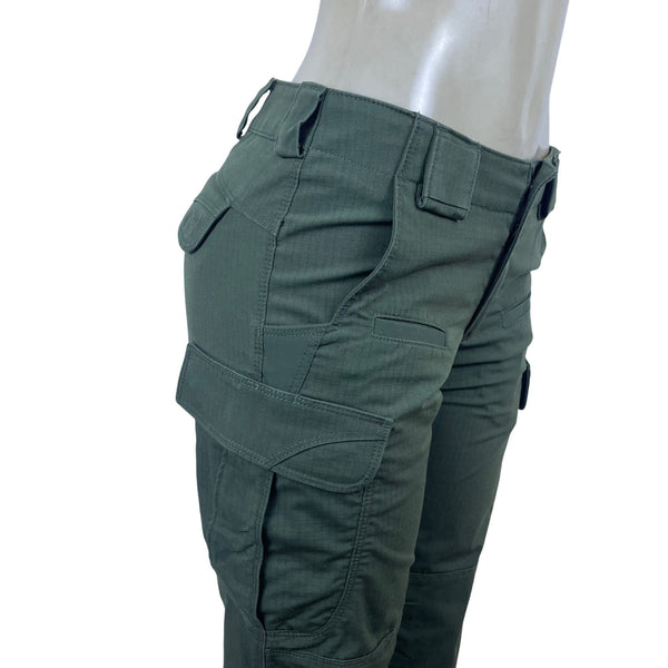 5.11 Tactical Women's Green Cotton Ripstop Cargo Pants Durable Utility Size 6