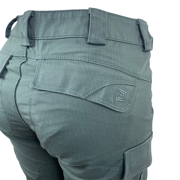 5.11 Tactical Women's Green Cotton Ripstop Cargo Pants Durable Utility Size 6