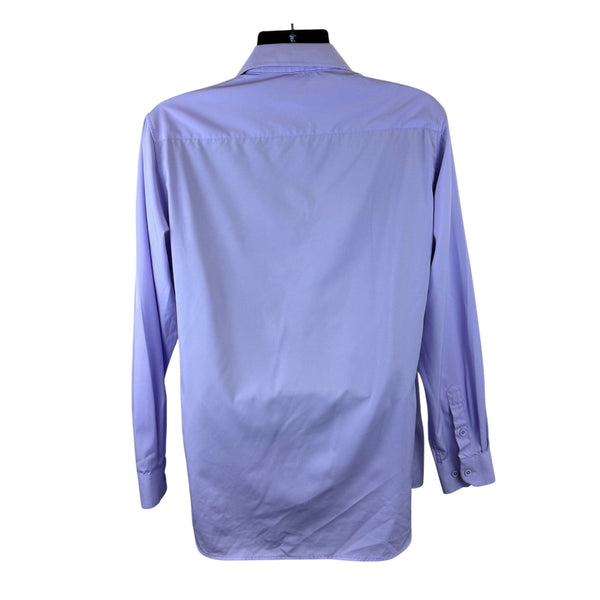 Tom Baine Mens Lavender Button-Up Shirt Long Sleeve Spandex Blend Sz XL