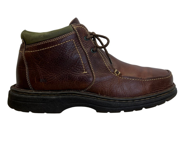 Johnston & Murphy Men’s Mahogany Leather Upper Lace-Up Chukka Boot Size 12 M