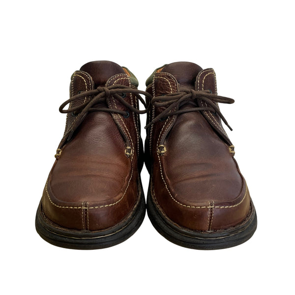 Johnston & Murphy Men’s Mahogany Leather Upper Lace-Up Chukka Boot Size 12 M