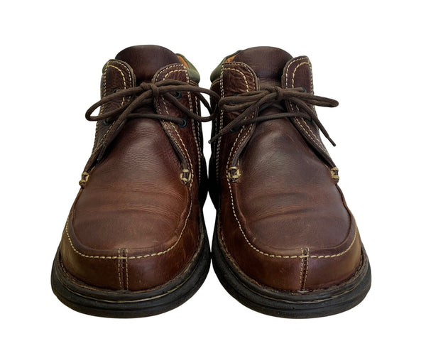 Johnston & Murphy Men’s Mahogany Leather Upper Lace-Up Chukka Boot Size 12 M