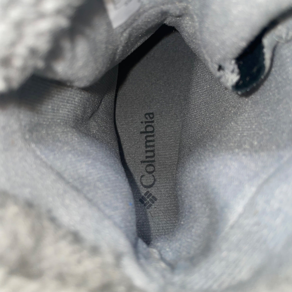 Columbia Girls Black Faux Fur Insulated Lace-Up Waterproof Winter Boots Size 4