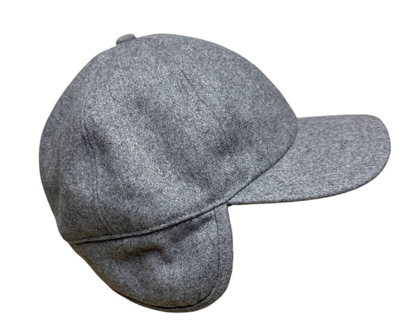 Outdoor Research Unisex Gray Wool Blend Earflap Cap Hat S/M Fleece Lining Winter