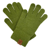H Men’s Green Knit Winter Set - Hat Scarf & Gloves - New