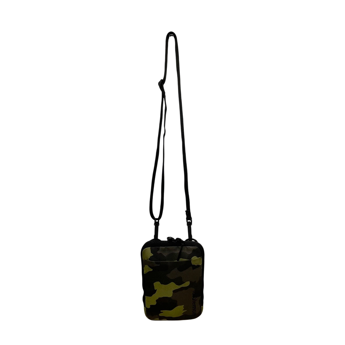 Lululemon Unisex Green/Black Camouflage Adjustable Strap Compact Crossbody Bag