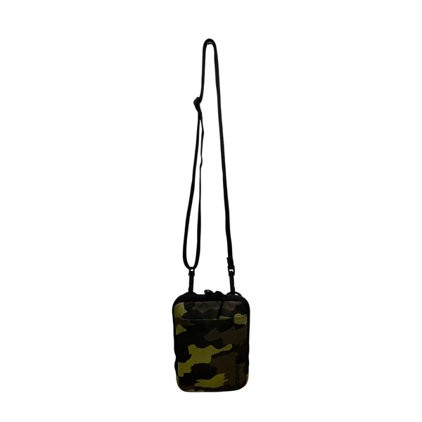 Lululemon Unisex Green/Black Camouflage Adjustable Strap Compact Crossbody Bag