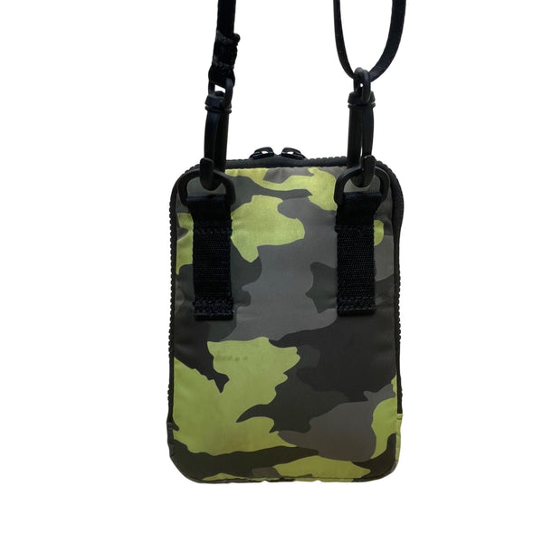 Lululemon Unisex Green/Black Camouflage Adjustable Strap Compact Crossbody Bag