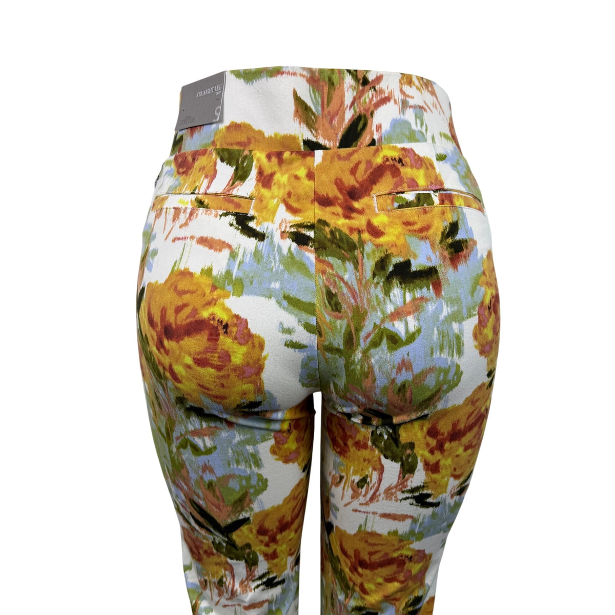 Soft Surroundings Women's Multi-Color Straight Leg Crop Pants Size S - New