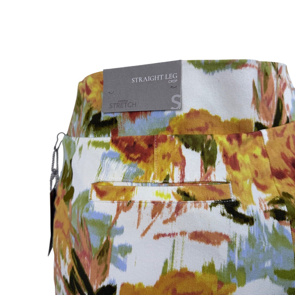 Soft Surroundings Women's Multi-Color Straight Leg Crop Pants Size S - New