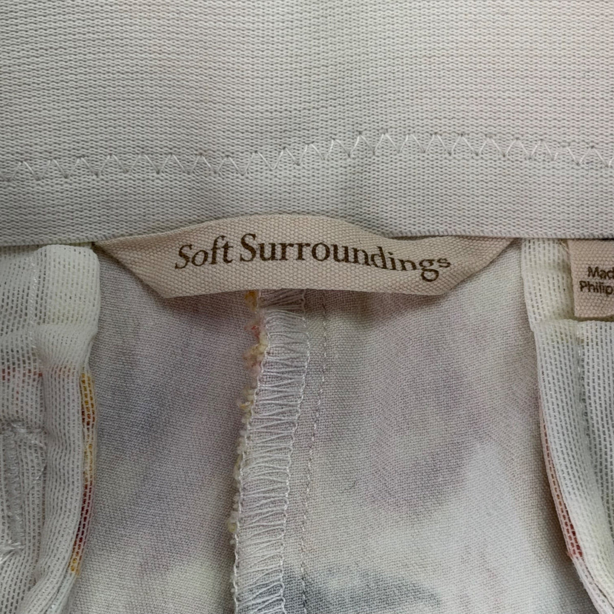 Soft Surroundings Women's Multi-Color Straight Leg Crop Pants Size S - New