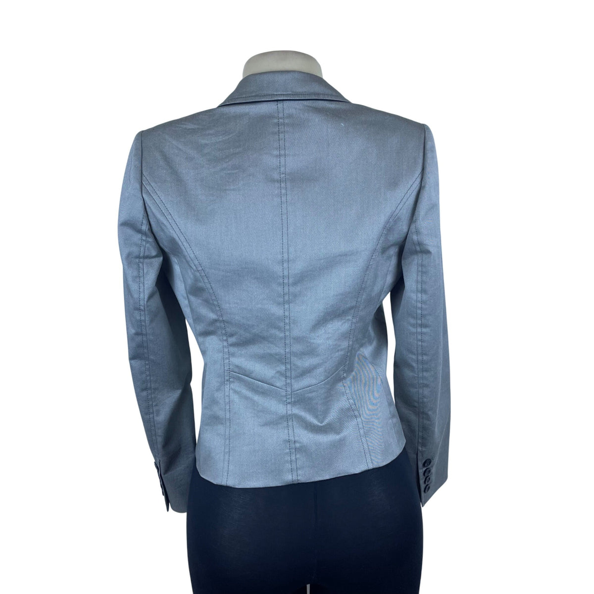 Loft Women’s Light Gray Blazer Single-Button Business Casual Size 6P