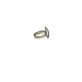 Modern Silver-Tone Womens Wrap Ring Distinctive Crossover Design Minimalist Adjustable Fit