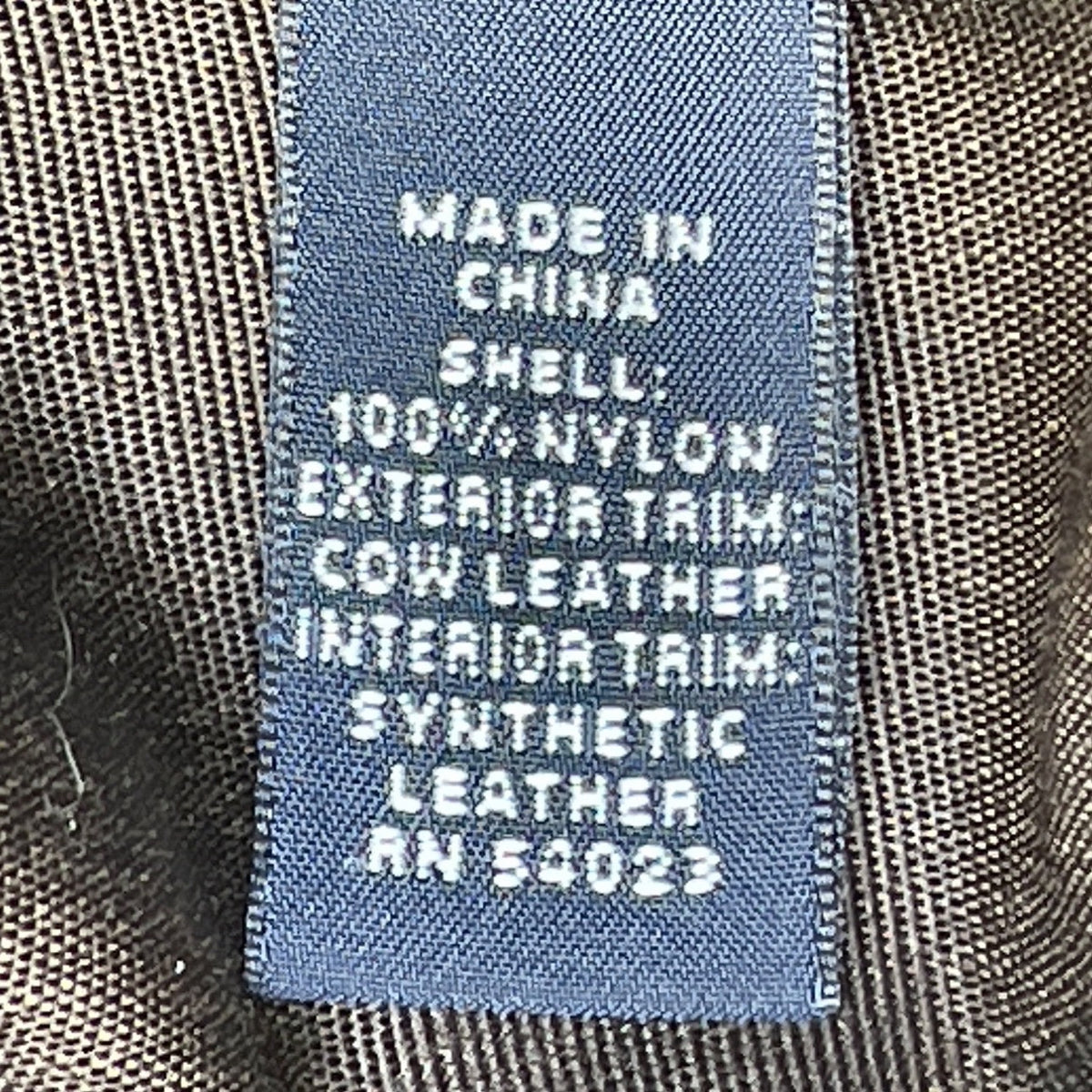 Banana Republic Unisex Olive Nylon & Leather Buckle Accents Weekend Travel Bag