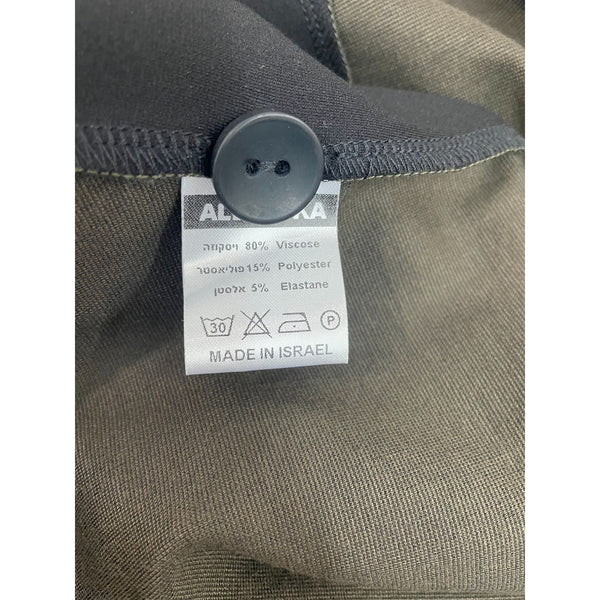 Alembika Women's Button Down Boho Black and Dark Green Jacket Size XS -NWT