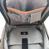 Timberland Capuccino & Orange Accents Jay Peaks Adjustable Straps Backpack Sz L