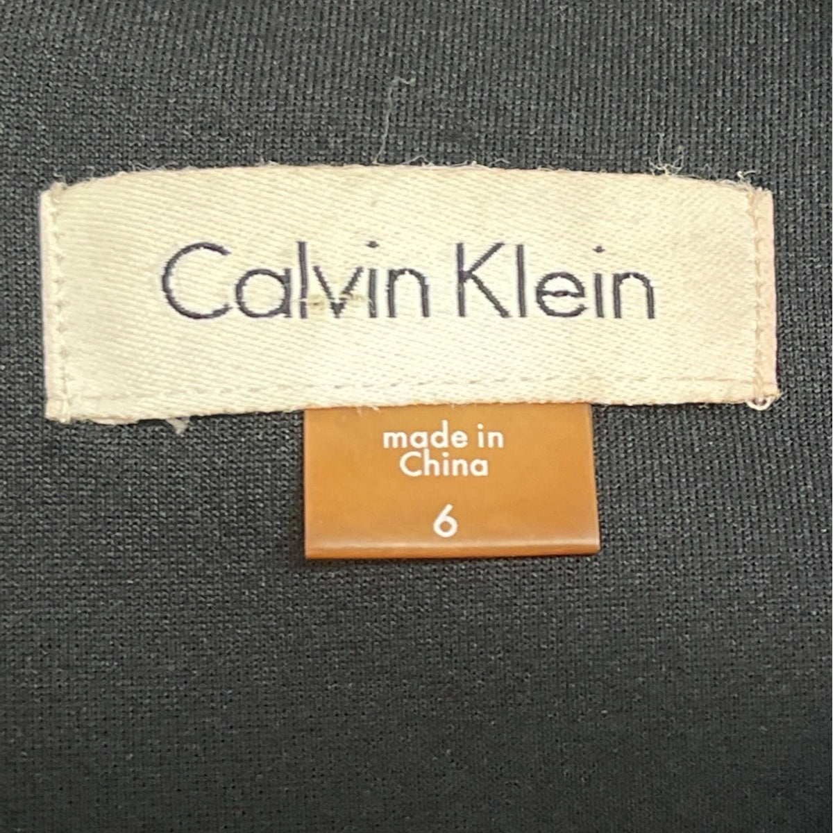 Calvin Klein Women’s Sleeveless Sheath Dress With Colorful Geometric Print Sz 6