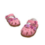 K k Blongxie Toddler Girl's Pink Wrap Toe Soft Flower Sandal Shoes Sz 24