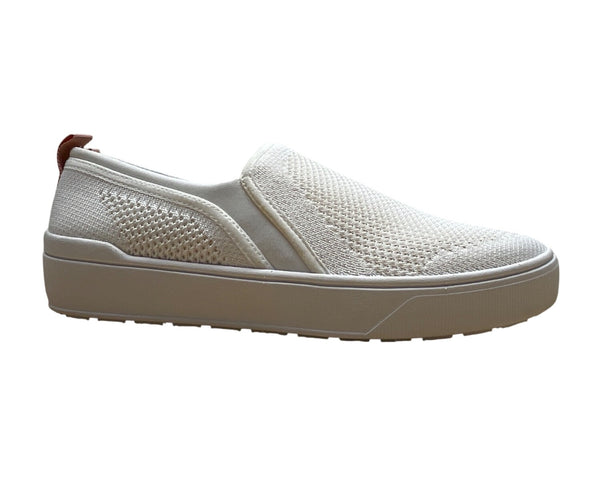 Dr. Scholl's Women’s White & Beige Mesh Dreamy Knit Slip-On Shoes Sz 7.5M