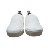 Dr. Scholl's Women’s White & Beige Mesh Dreamy Knit Slip-On Shoes Sz 7.5M