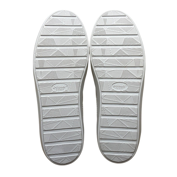 Dr. Scholl's Women’s White & Beige Mesh Dreamy Knit Slip-On Shoes Sz 7.5M