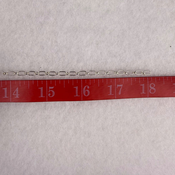 RS Sterling Womens Silver Tone & Blue Stone Necklace Chain Elegant Design