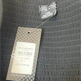 City Chic Elegant Black V-neckline with Sparkle Beading Maxi Dress Sz L