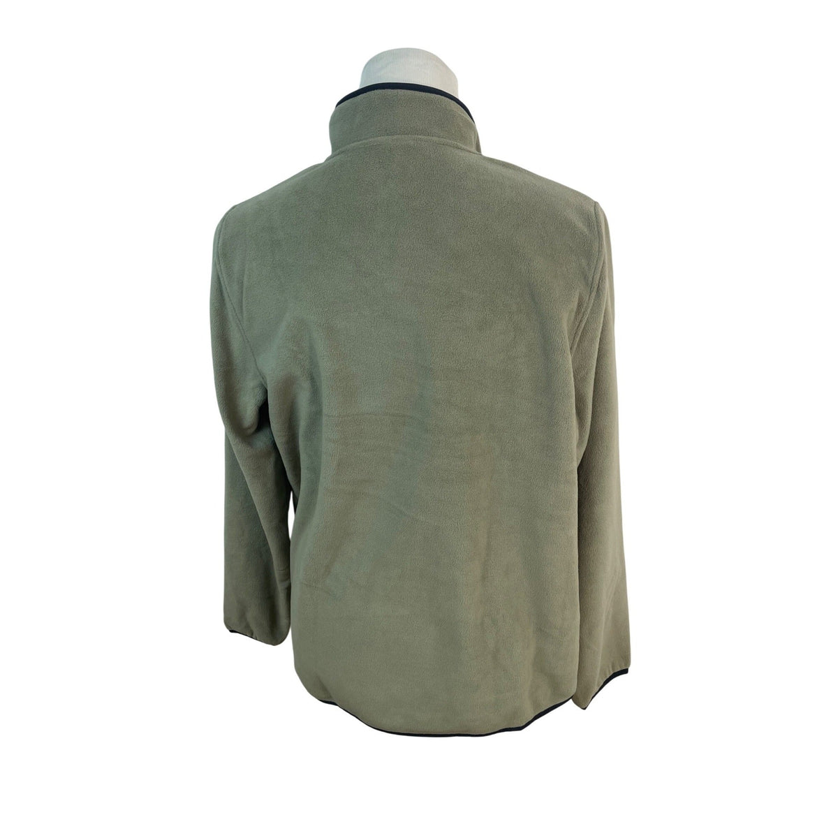 Men 32 Degrees Heat Olive Green Fleece Pullover Long Sleeve Size L - New