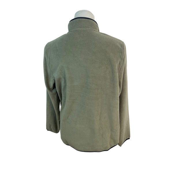 Men 32 Degrees Heat Olive Green Fleece Pullover Long Sleeve Size L - New