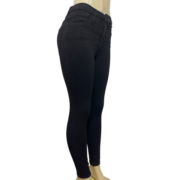 Madewell Women's Black Jeans with Front Zipper and Buton Sz 26