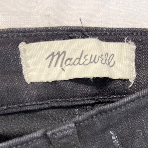 Madewell Women's Black Jeans with Front Zipper and Buton Sz 26