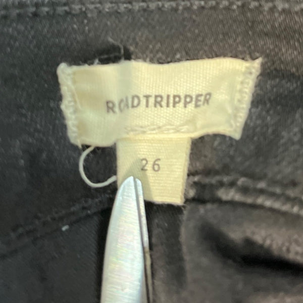 Madewell Women's Black Jeans with Front Zipper and Buton Sz 26