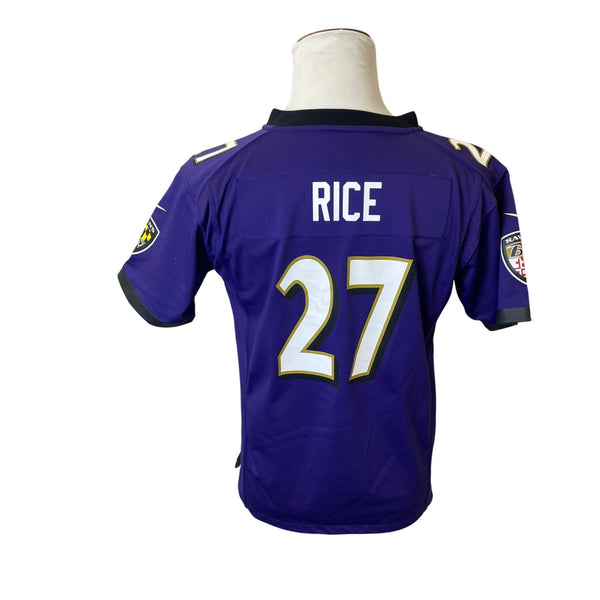 Nike Mens Purple Baltimore Ravens Ray Rice Jersey NFL Sz XL 18-20
