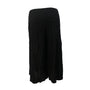 Sandy Starkman Womens Black Crinkled Maxi Pants Size 1X - New