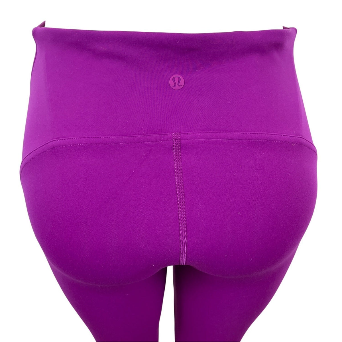 Lululemon Women’s High-Waist Cropped Leggings Purple Stretchy Yoga Pants Sz 10