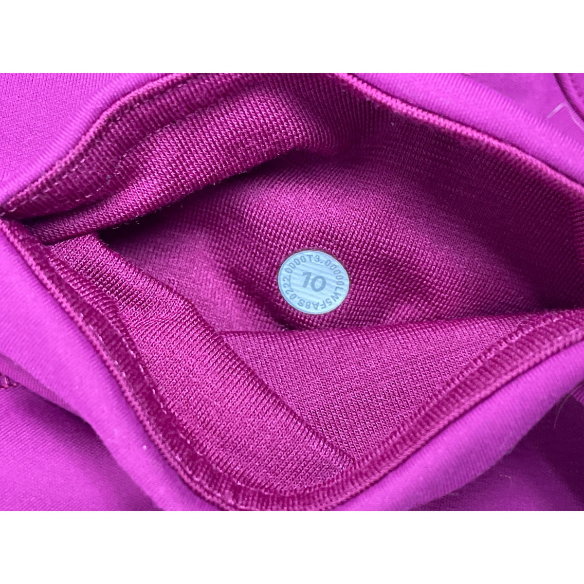 Lululemon Women’s High-Waist Cropped Leggings Purple Stretchy Yoga Pants Sz 10