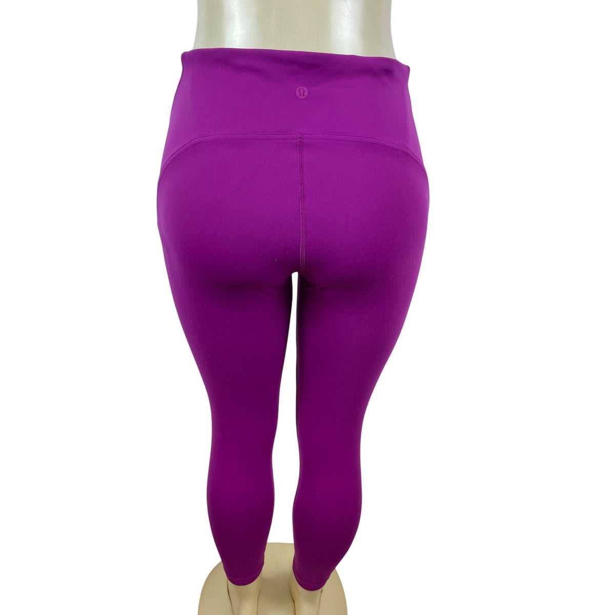Lululemon Women’s High-Waist Cropped Leggings Purple Stretchy Yoga Pants Sz 10