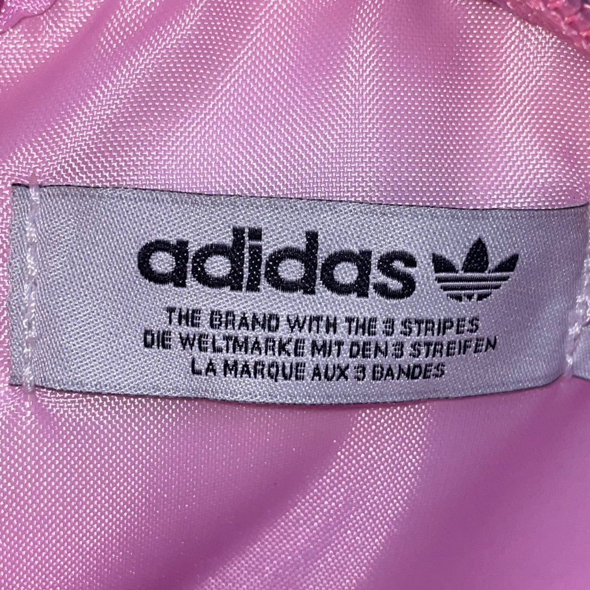 Adidas Women’s Pink/White Logo Design Adjustable Strap AC Round Crossbody Bag