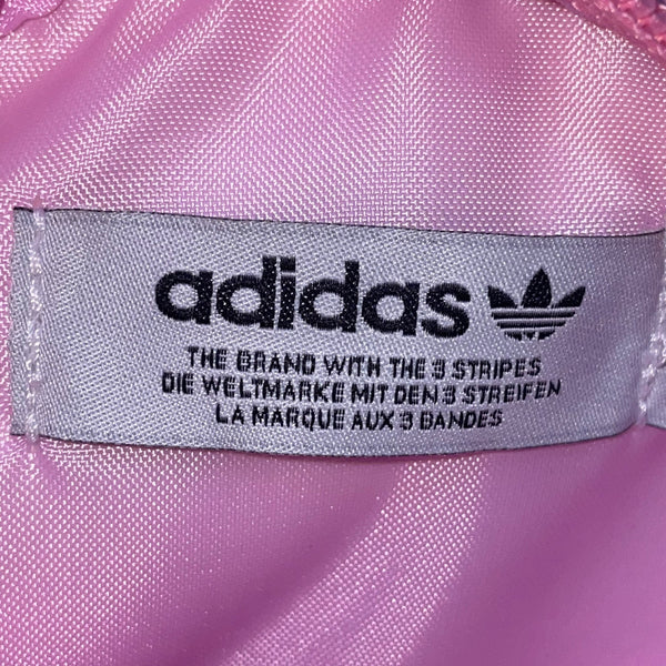 Adidas Women’s Pink/White Logo Design Adjustable Strap AC Round Crossbody Bag