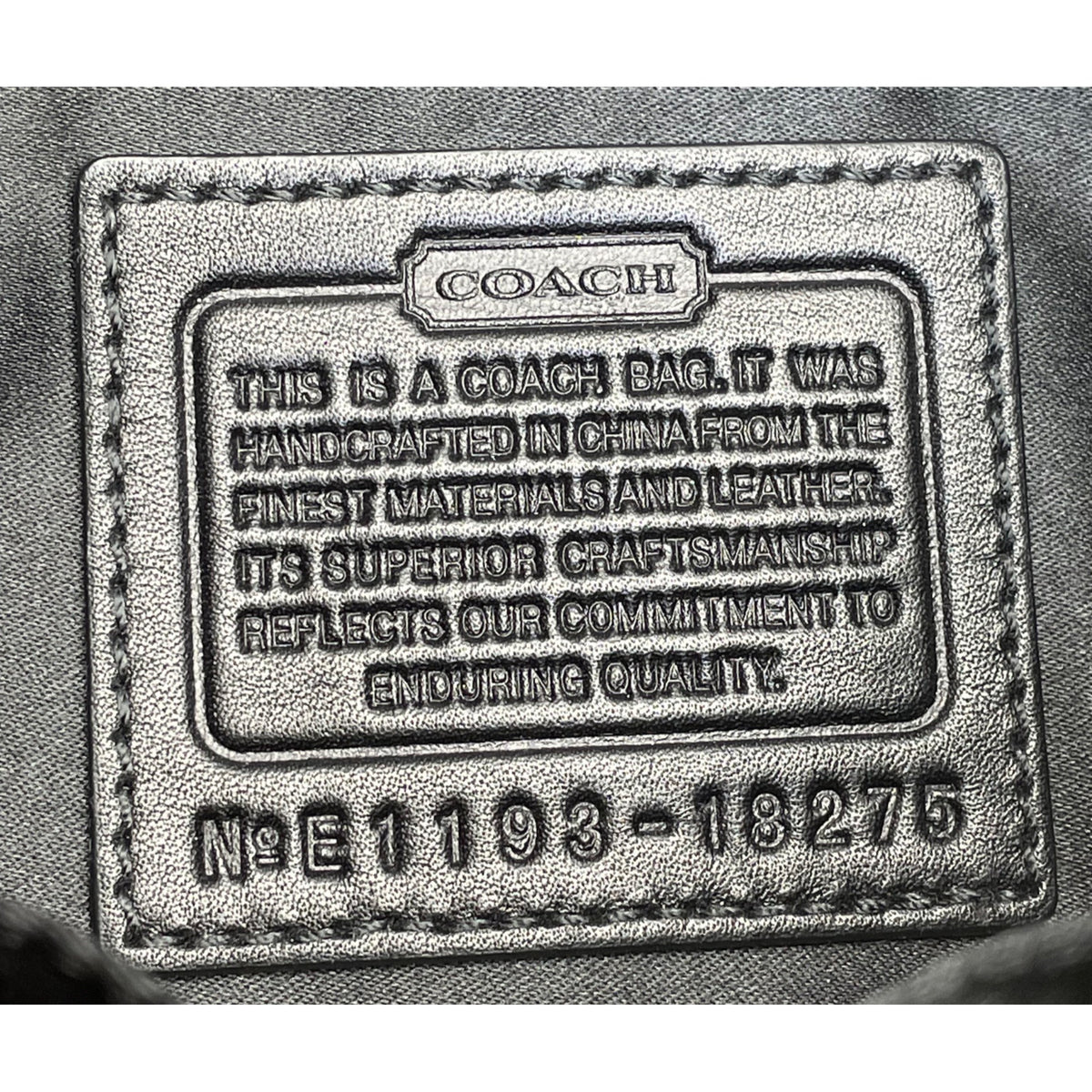 Coach Womens Black/Gold Canvas Abstract Siganture Print Crossbody Hobo Bag