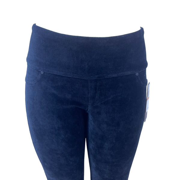 Suavé Women's Navy Knit Corduroy Leggings Medium Tummy Control - New