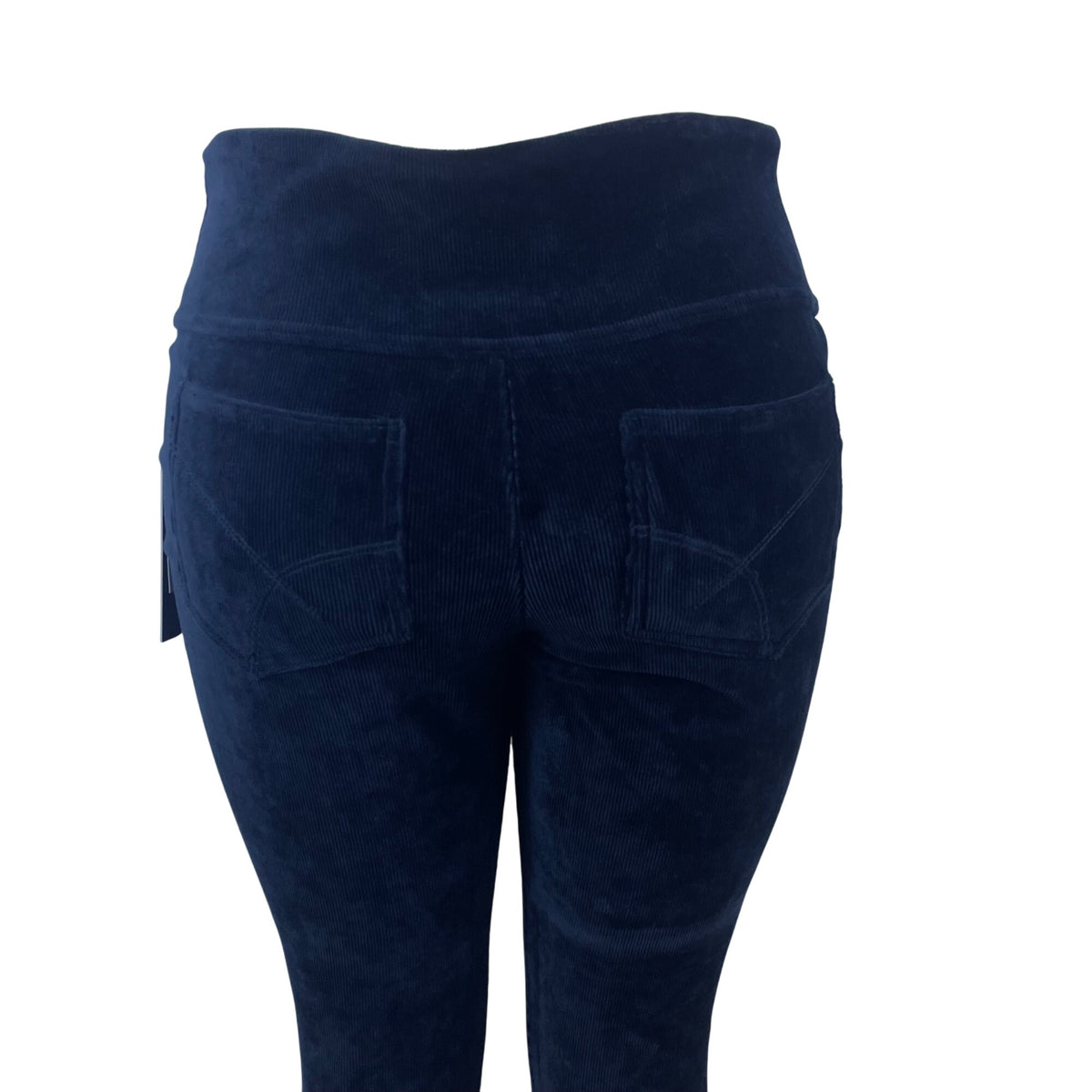 Suavé Women's Navy Knit Corduroy Leggings Medium Tummy Control - New