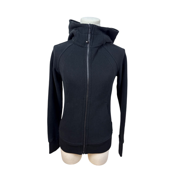 Lululemon Black Full-Zip Hoodie Women’s Size 4 Slim Fit