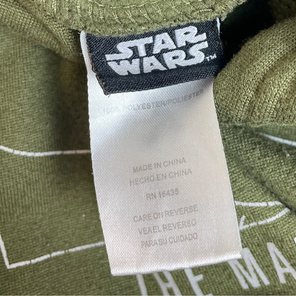 Star Wars The Mandalorian Kids Hoodie Protect Attack Green Size 6