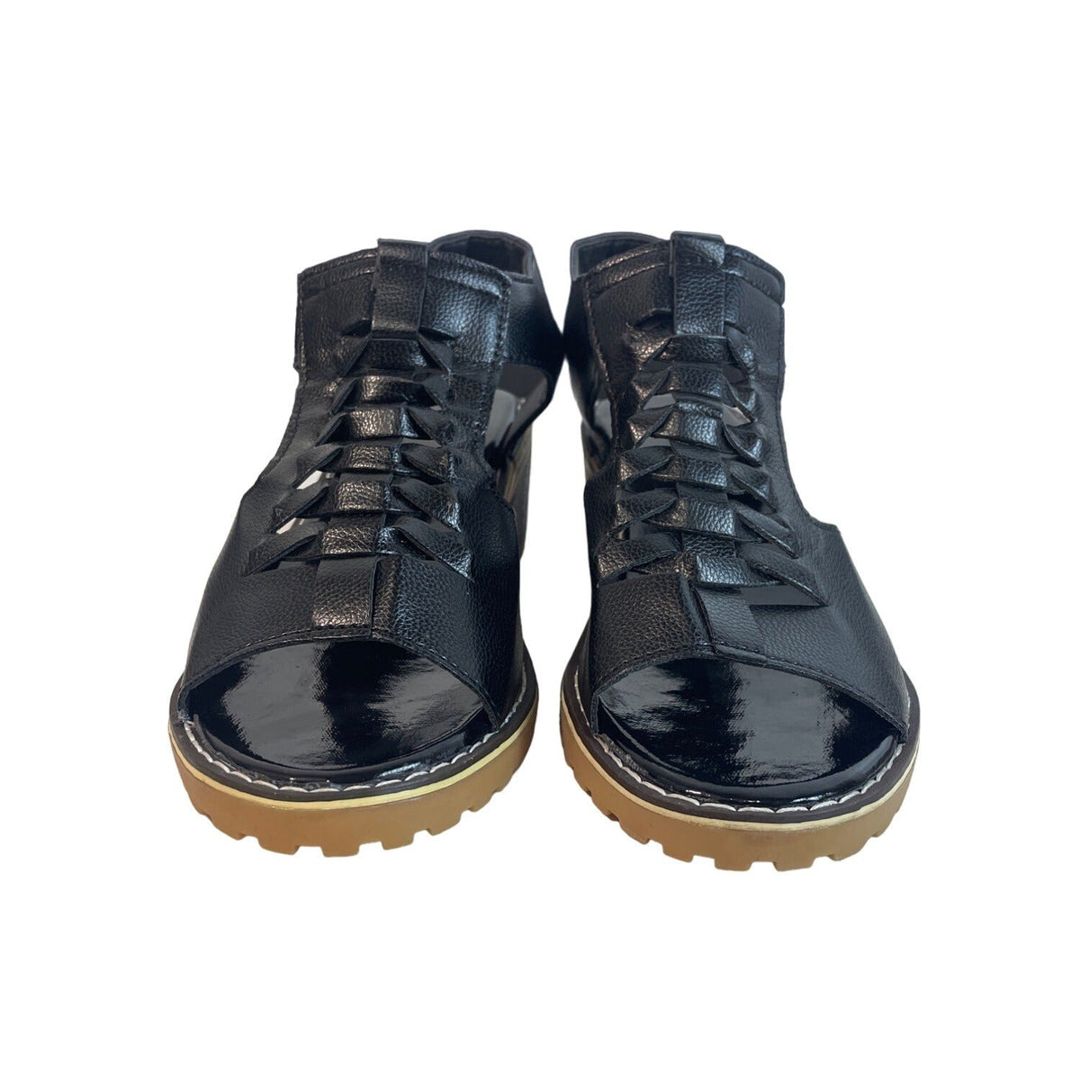 Shoes Vip Women's Black Wedge Sandals Sz 40 (9.5 US)